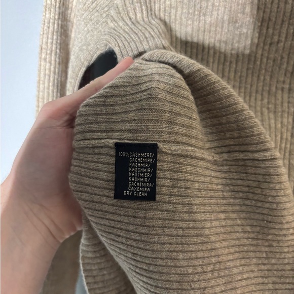Ralph Lauren Black Label 100% Cashmere Ribbed Turtleneck Size Medium - Picture 4 of 4